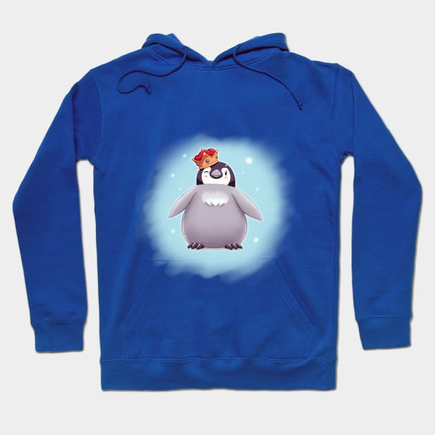 Emperor Penguin Chick 1 (Background) Hoodie by EdgeKagami